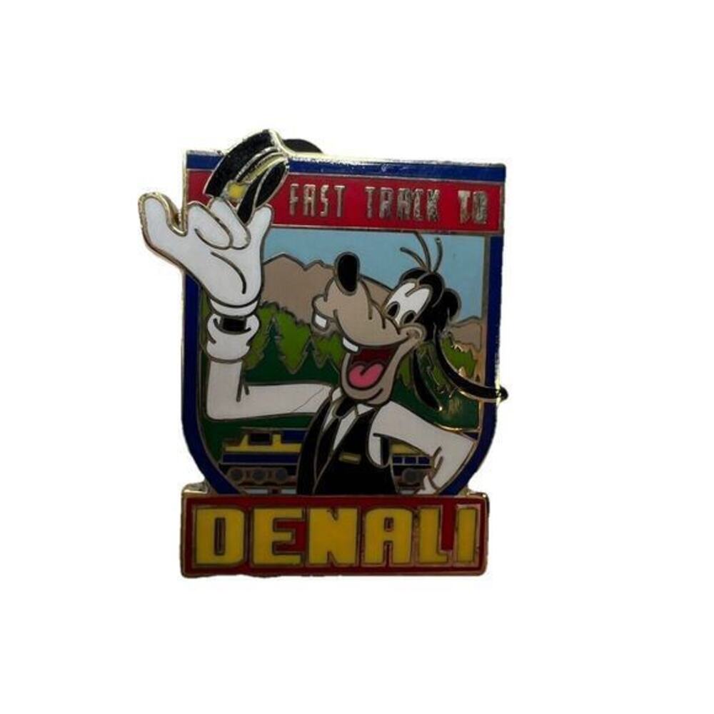 Adventures by Disney Train Conductor Goofy FAST TRACK TO DENALI Limited Pin